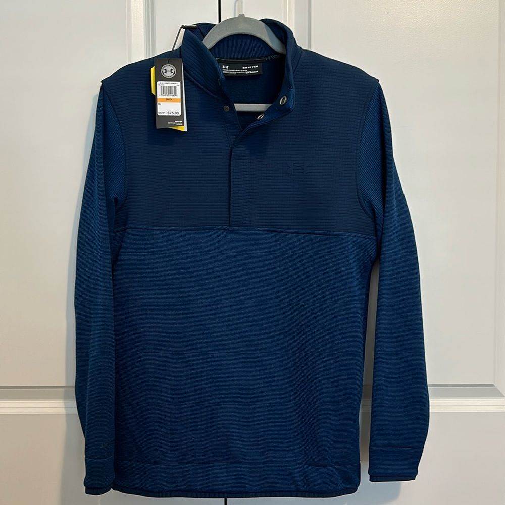 Under Armour GOLF Storm Cold Gear 1/4 zip Pullover Men Size Small - NWT
